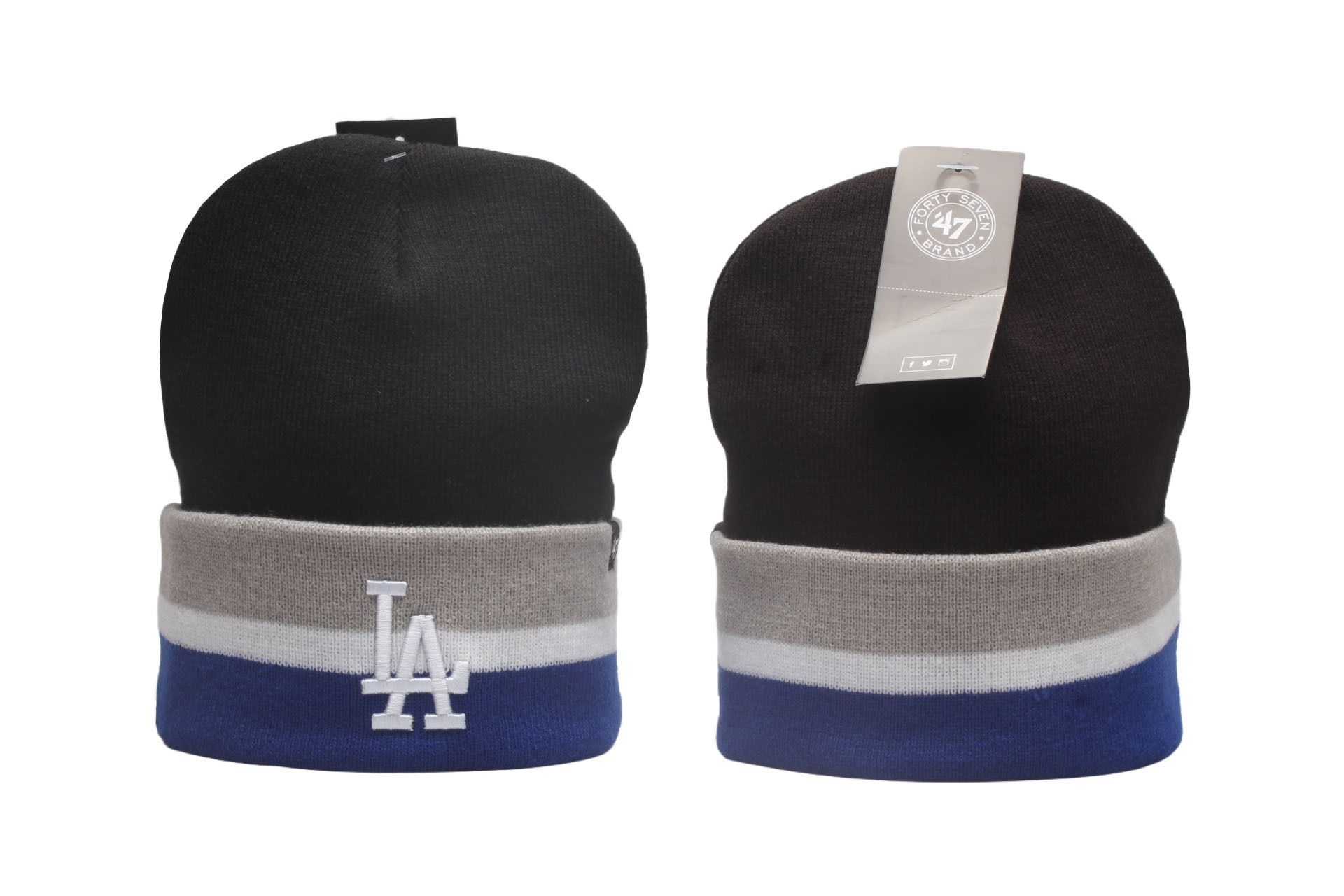 2025 MLB Los Angeles Dodgers Hat beanie style 01->->Sports Caps